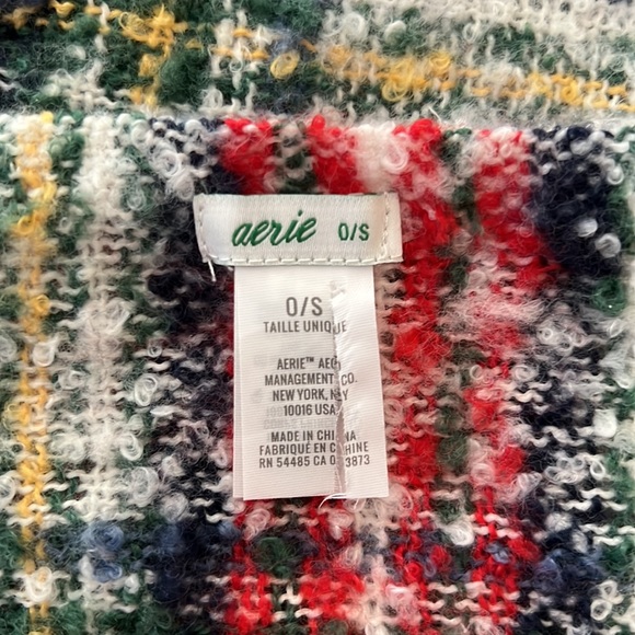 🌻Aerie Plaid Scarf/Wrap in Like New Condition🌻 - Picture 5 of 6